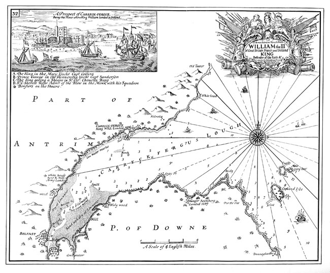 Map Carrickfergus Lough