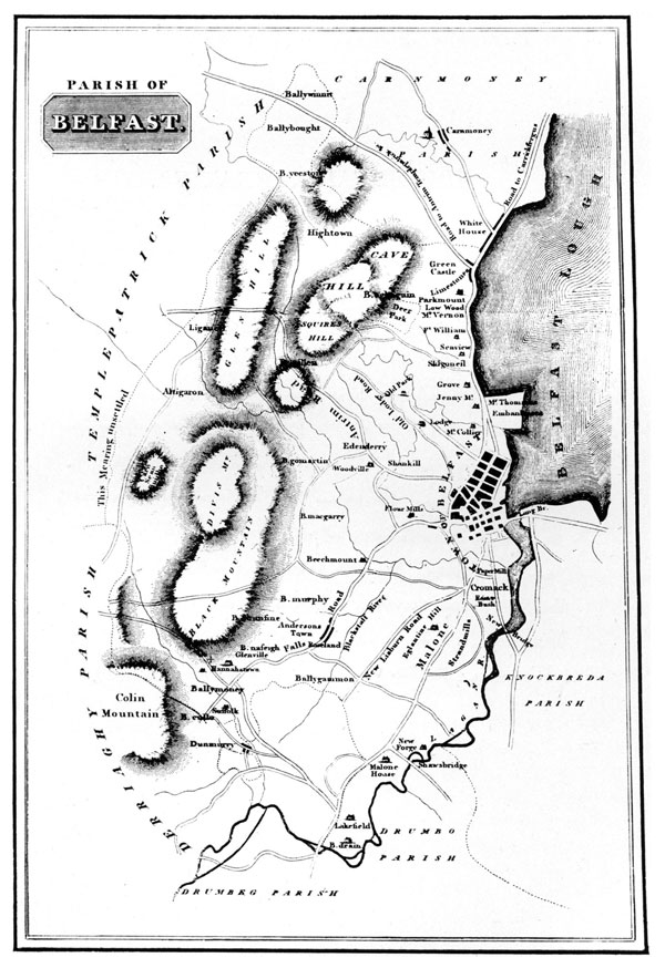 Map of Parish of Belfast