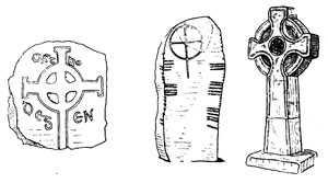 Fig. 5. Early Christian Slabs and Crosses.