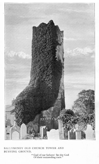 Ballymoney Old Church Tower and Burying Ground.