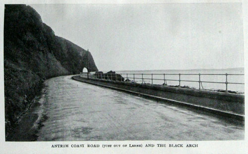 Antrim Coast Road (just out of Larne) and the Black Arch