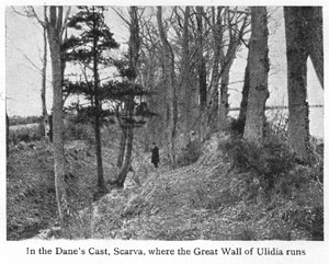 In the Dane's Cast, Scarva, where the Great Wall of Ulidia runs