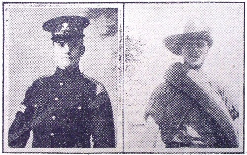 Lance-Corporal James Berry and Private B. Conlon