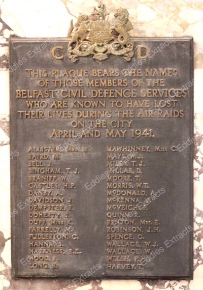 Belfast Civil Defence Memorial