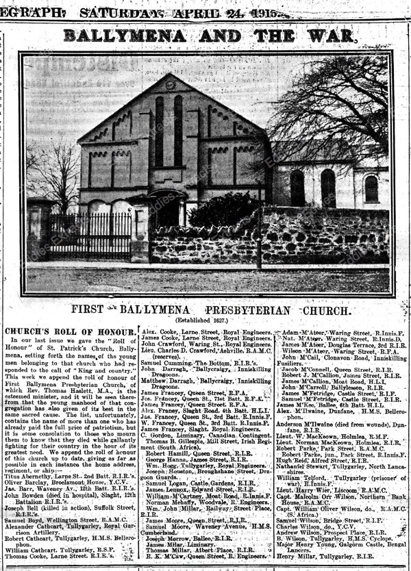 First-Ballymena-Presbyterian (1915) First-Ballymena-Presbyterian (1915)