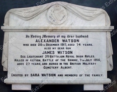 Watson War Memorial Clare Presbyterian