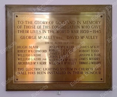Cairncastle Presbyterian Church War Memorial